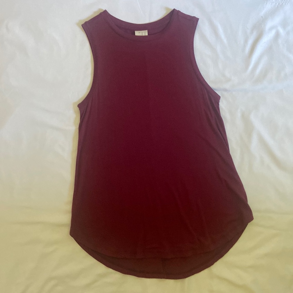 Target A New Day Maroon Tank Top